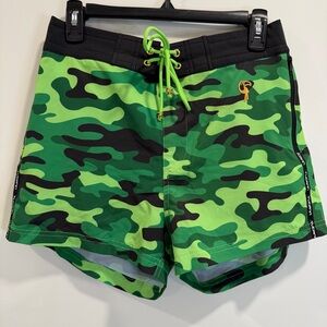 Vibrant Camo Men's Board Shorts